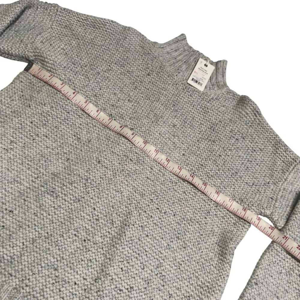 Marine‎ Layer Remi Womens Heather Grey Neps Turtleneck knit Sweater size Small